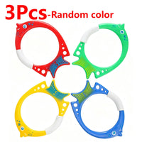 Kids Fish Shaped Pool Dive Rings
