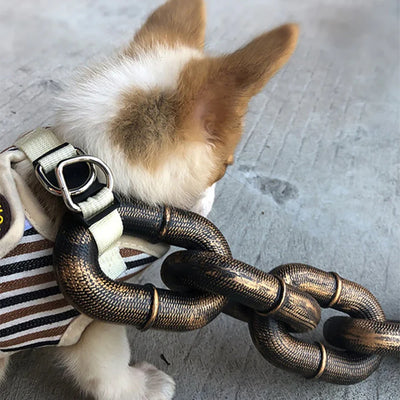 1,5m Lustige Plastik-Kettenhundeleine – Coole Halloween Props für Hunde & Katzen