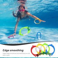 Kids Fish Shaped Pool Dive Rings