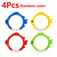 Kids Fish Shaped Pool Dive Rings