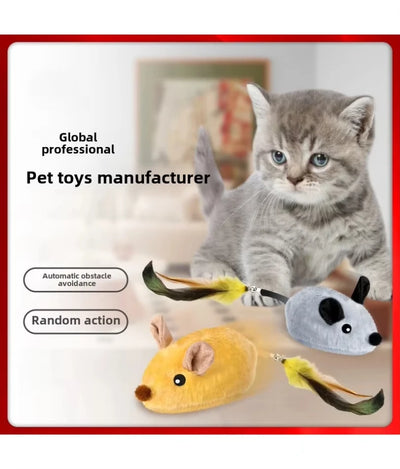 Automatische Sensor-Maus Katzenspielzeug – Ferngesteuert, USB-Aufladbar