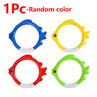 Kids Fish Shaped Pool Dive Rings