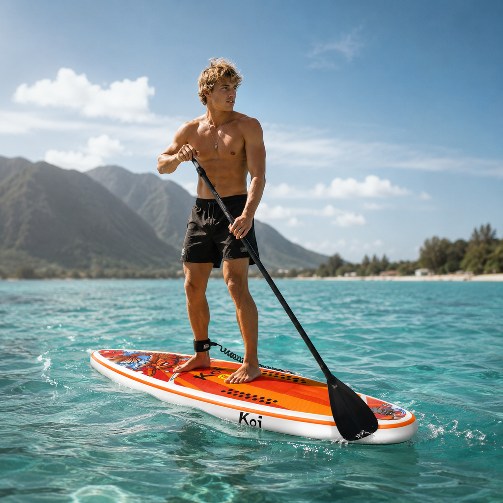 Koi Inflatable Stand Up Paddle Board Set